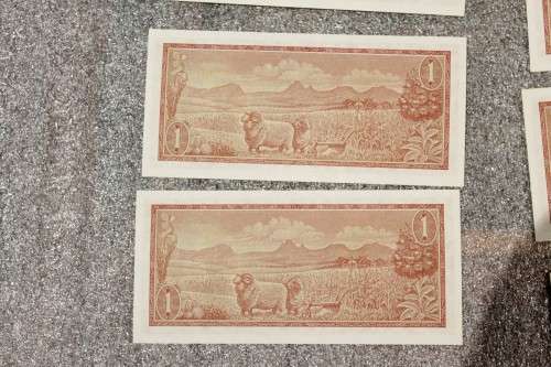 R1 - TW de Jongh - 10 Sequential numbers - Crisp & Uncirculated - Low price - Bid now!