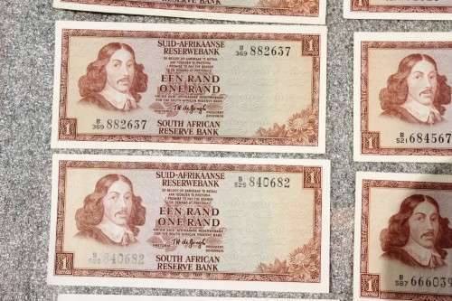 R1 - TW de Jongh - 10 Notes - Good to crisp condition - Low price - Bid now!