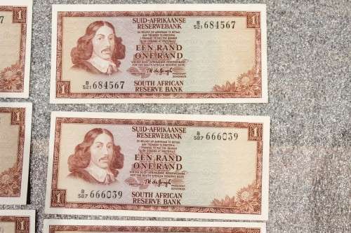 R1 - TW de Jongh - 10 Notes - Good to crisp condition - Low price - Bid now!