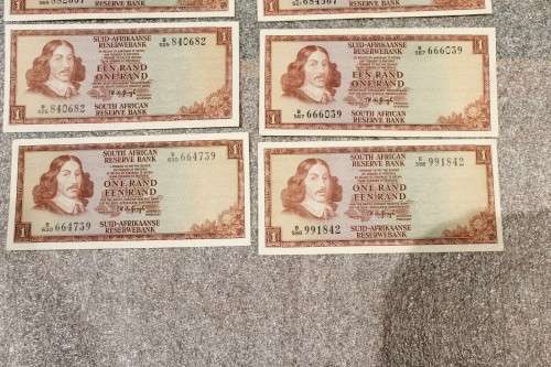 R1 - TW de Jongh - 10 Notes - Good to crisp condition - Low price - Bid now!