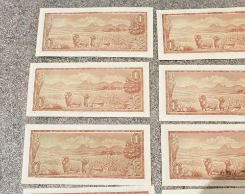 R1 - TW de Jongh - 10 Notes - Good to crisp condition - Low price - Bid now!