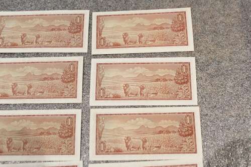 R1 - TW de Jongh - 10 Notes - Good to crisp condition - Low price - Bid now!