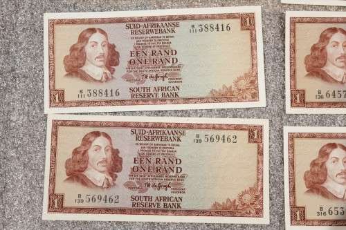 R1 - TW de Jongh - 8 Notes - Very good to crisp condition - Low price - Bid now!