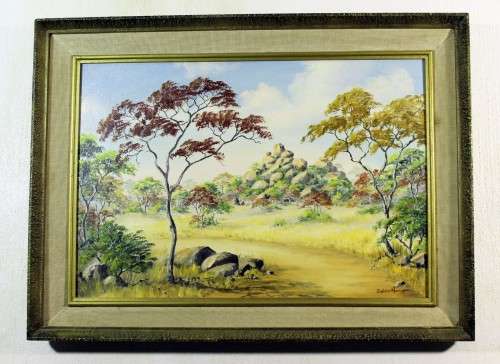 Sylvia Hanger - Landscape - A beautiful oil painting! - Bid now!!