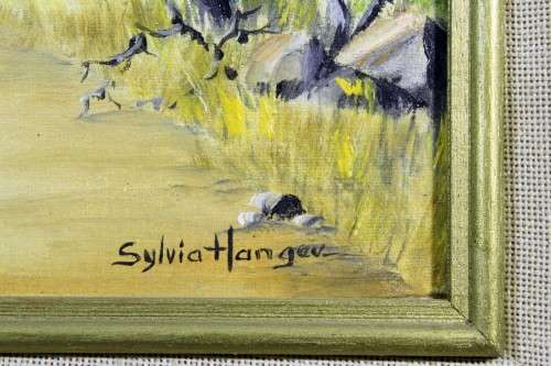 Sylvia Hanger - Landscape - A beautiful oil painting! - Bid now!!