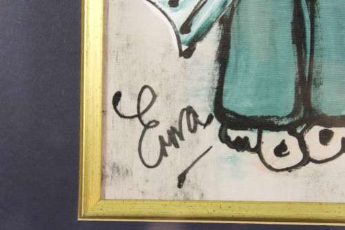 Erna Basson - Flute players - A beautiful little treasure! Bid now!