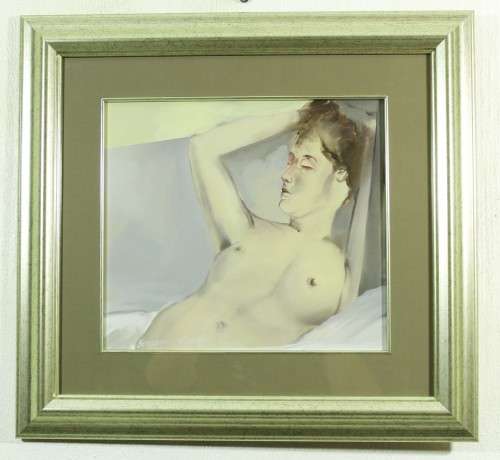 Benjamin Vandyk - Reclining nude - A stunning work! - Low price! - Bid now!