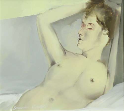 Benjamin Vandyk - Reclining nude - A stunning work! - Low price! - Bid now!