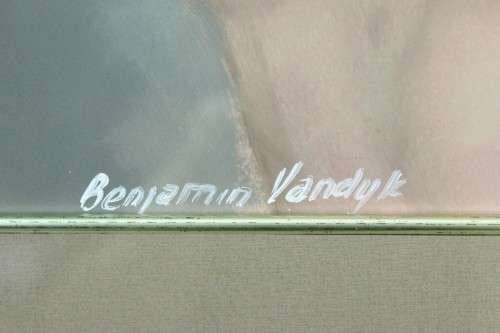 Benjamin Vandyk - Nude with scarf - A stunning work! - Low price! - Bid now!