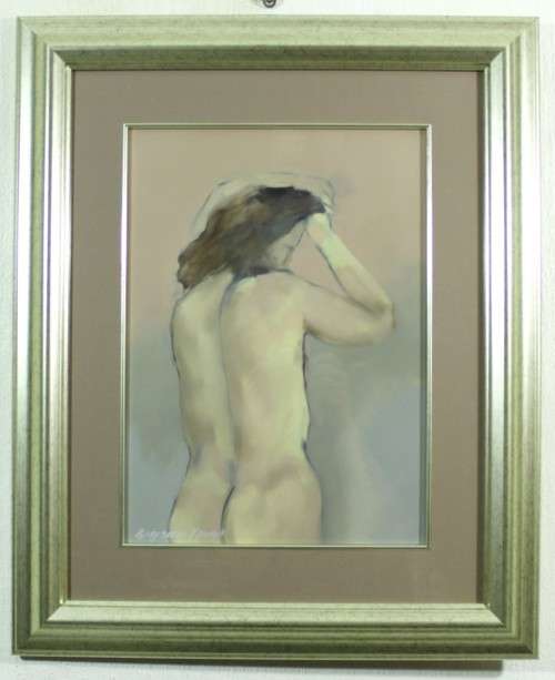 Benjamin Vandyk - Nude with hand in the hair - A stunning work! - Low price! - Bid now!