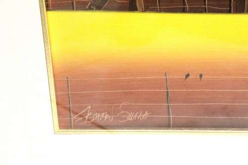 Johan Smith - Storm clouds over a landscape - Investment art! - 126cm x 50cm! Bid now! *Free courier