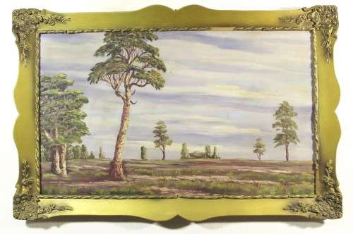 W Grobler - Landscape 1959 - Beautiful!! - Giveaway price! - Bid now!!