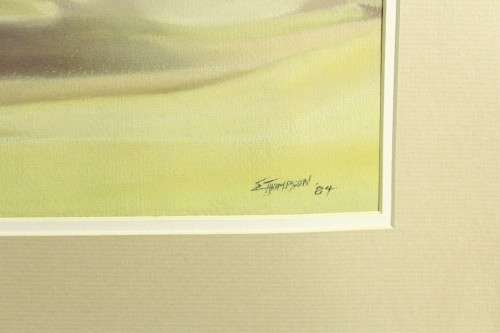 E Thompson - Sand dunes - A beautiful pastel - Giveaway price! - Bid now!!