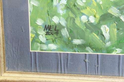 Mel - Forrest scene - A lovely oil painting! - Bid now!!