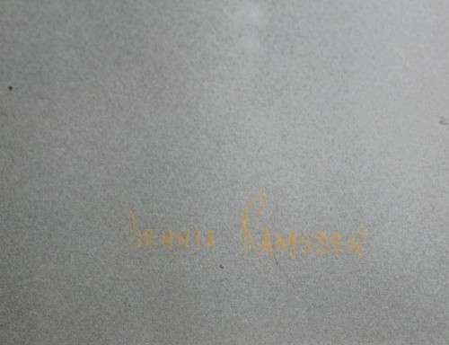 Dennis Ramsden - Red lilly - A beautiful pastel! - Bid now!!