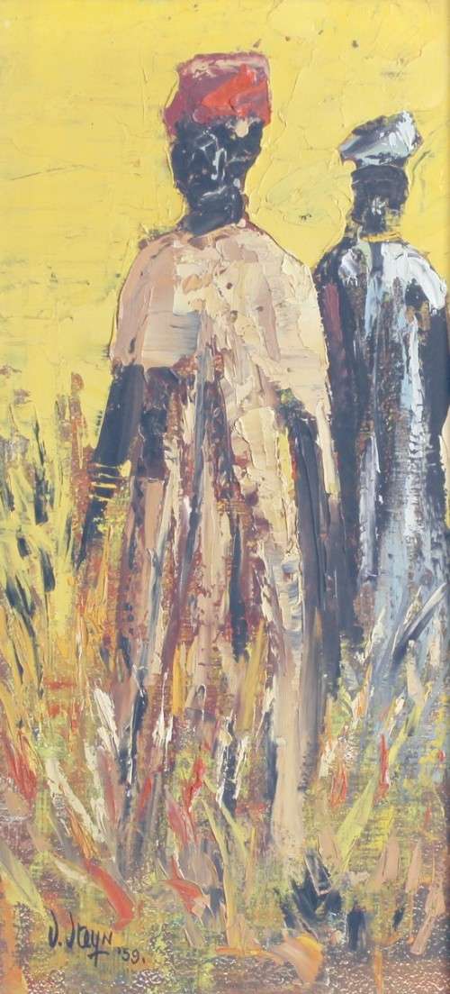 V Steyn - Two ladies - 1959 - Beautiful! - Bid now!