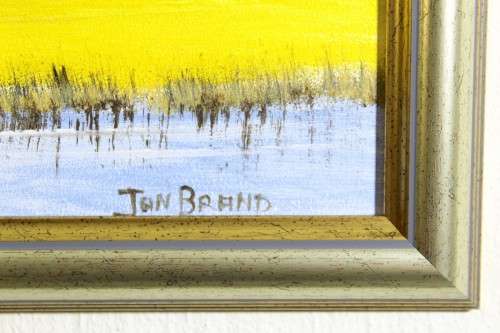 Jan Brand - Farm house with red roof - Magnificent art!! - Bid now!