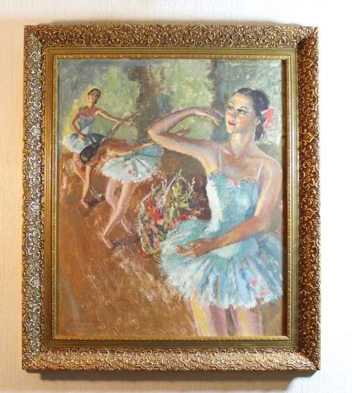 Natalie Field - Applous - Ballerina's - A beautiful treasure! Stunning frame! Bid now! *Free courier