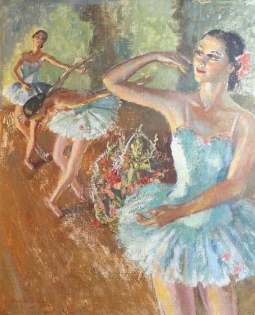 Natalie Field - Applous - Ballerina's - A beautiful treasure! Stunning frame! Bid now! *Free courier