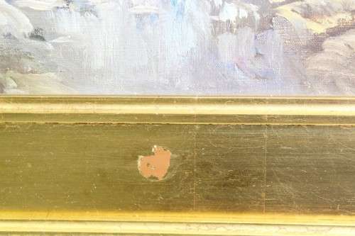 Gabriel de Jongh - Mountain landscape - Magnificent investment art!! - Bid now! *  Free courier!