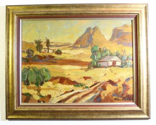 Stefan Ampenberger - Farm scene - Magnificent investment art!! - Bid now! *  Free courier!
