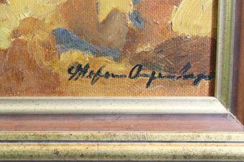 Stefan Ampenberger - Farm scene - Magnificent investment art!! - Bid now! *  Free courier!