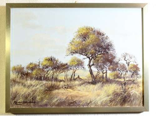 Francois Badenhorst - Trees in the veld - A beautiful painting!!  - Bid now