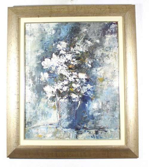 Still life flowers - Impasto - Beautiful art!! - Bid now!