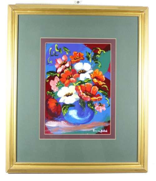 Petra van Niekerk - Still life flowers nr.1 - Beautiful art!! - Bid now!