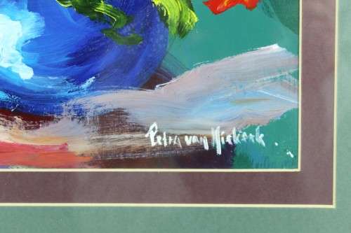 Petra van Niekerk - Still life flowers nr.2 - Beautiful art!! - Bid now!