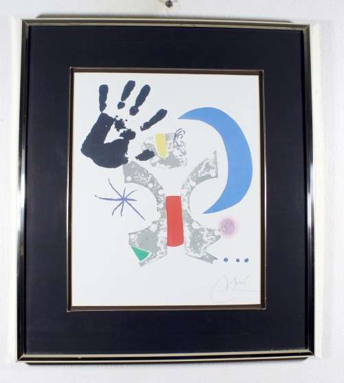 Joan Miro - Abstract - A stunning print! Bid now!