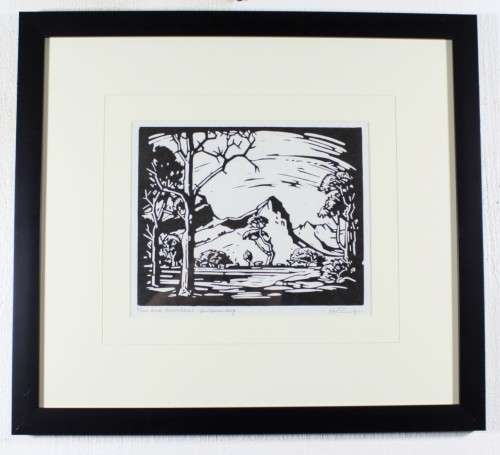 Pierneef - Trees and Mountains - Soutpansberg - A beautiful photo lithograph!! Bid now!