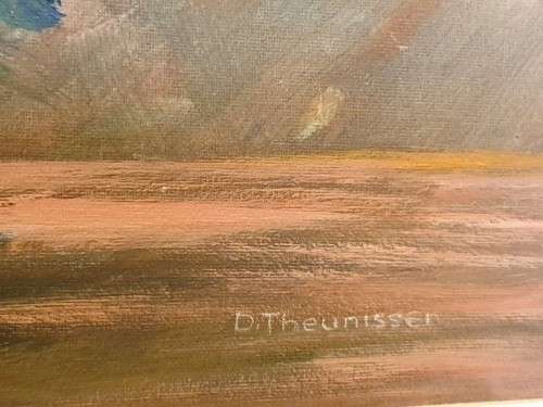 D Theunissen - Still life - Pink & white roses -  Low price, bid now!!