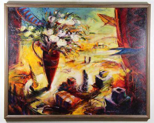 Phillip Badenhorst - Abstract - A stunning painting!! 113cm x 87cm - Bid now!! *Free courier!