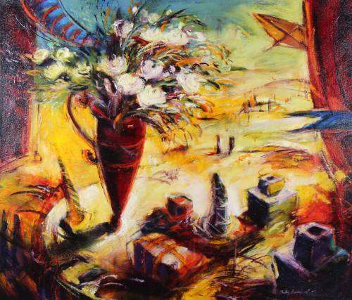 Phillip Badenhorst - Abstract - A stunning painting!! 113cm x 87cm - Bid now!! *Free courier!