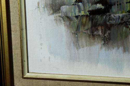 A Simpson - Harbor scene - A lovely painting!! Bid now!!