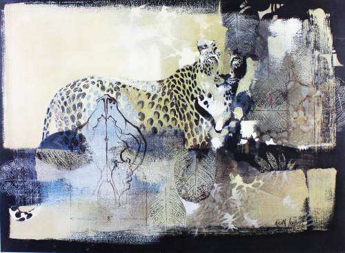 Keith Joubert - Limited edition lithoprint - The Leopard - Offered at a low price!! Bid now!