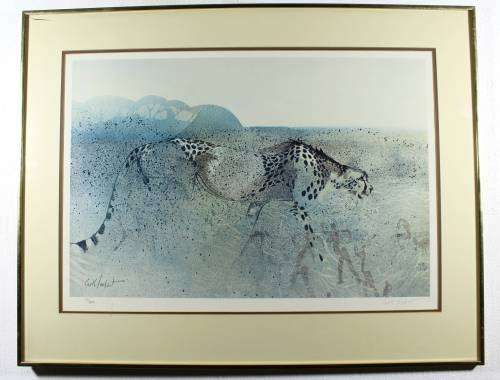 Keith Joubert - Limited edition lithoprint - Cheetah - Offered at a low price!! Bid now!