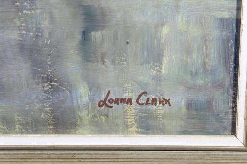 Lorna Clark - Abstract mothers and children - A stunning painting! Giveaway price, bid now!