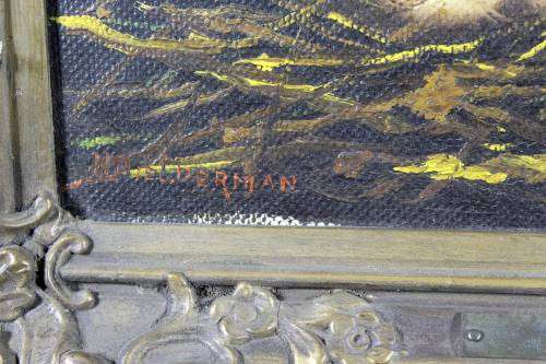 H. Bielderman - Nest of Eggs - Oil - A Beauty! Bid now!!