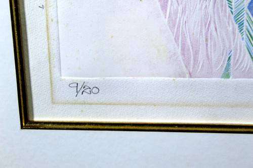 Michael Heyns - Lanveer Hoender - Colored etching - Limited edition! Bid now! *Free courier!