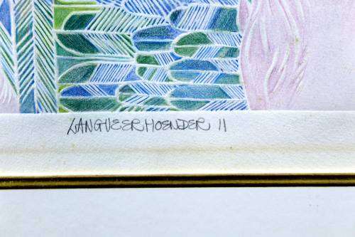 Michael Heyns - Lanveer Hoender - Colored etching - Limited edition! Bid now! *Free courier!