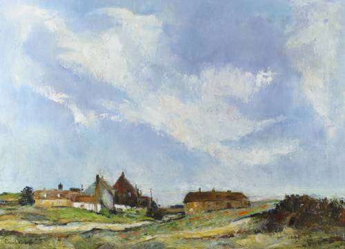 Carel Halett - Rural Village - A beauty! - Bid now!