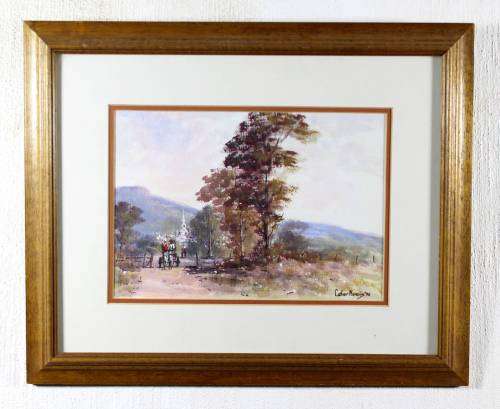 Luther Marais - Coming from church - A stunning little treasure! Bid now!