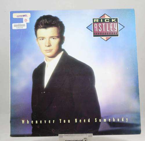 Rick Ashley - Whenever you need somebody - LP - A treasure from 1987 - Bid now!!