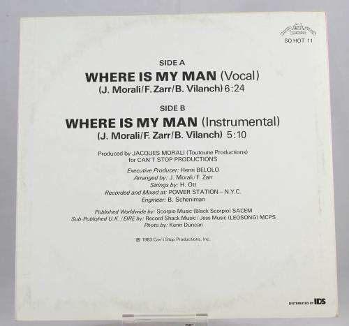 Eartha Kitt - Where is my man - 12" Single - LP - A treasure from 1983 - Bid now!!