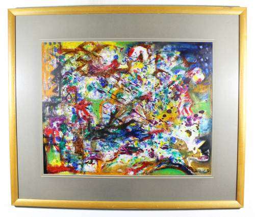 Bobela - Abstract - Mixed Media - A beautiful treasure! - Bid now!!