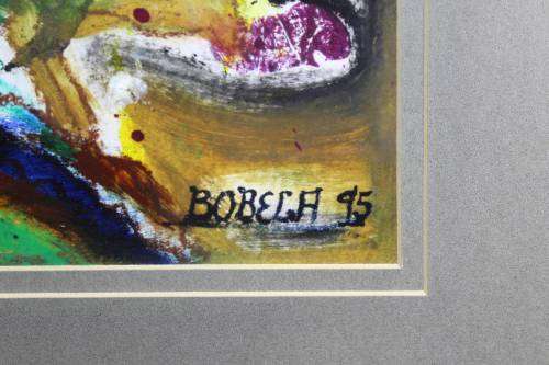 Bobela - Abstract - Mixed Media - A beautiful treasure! - Bid now!!