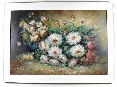 M Arnold - Still life flowers - A beautiful treasure! - Bid now!!
