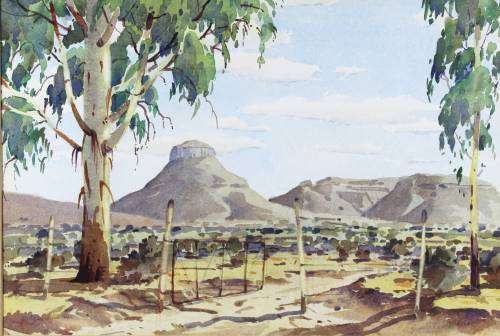 Nils Andersen - Karoo landscape - A stunning painting!! Bid now!! *Free courier!